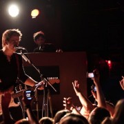 TRIO printed backdrop on tour with Hunter Hayes