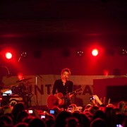 TRIO printed backdrop on tour with Hunter Hayes