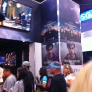 TRIO printed graphics in the Summit booth at Comic Con 2012