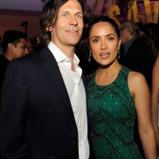 Salma Hayek and Adam Peters at Savages after-party