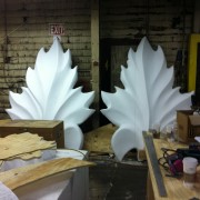 TRIO sculpting the cuckoo clock for Kellogg's event