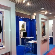 TRIO manufactured booth for Warner Bros MIP TV