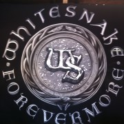 TRIO hand-painted backdrop for Whitesnake