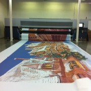TRIO printing Nutcracker backdrop
