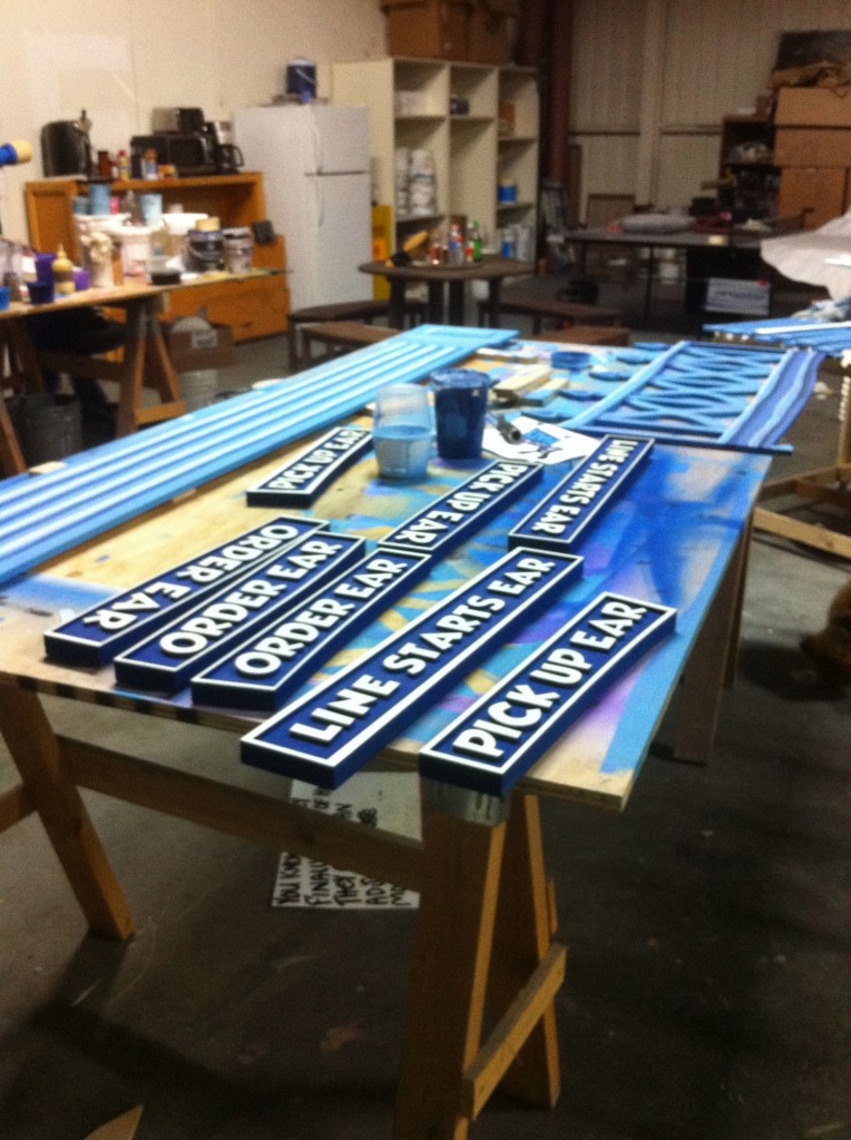 CNC routed signs for Disney's E3 booth