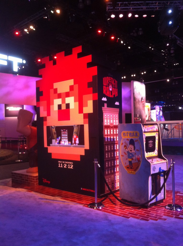 Custom 'Wreck It Ralph' kiosk for Disney E3