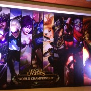 TRIO printed and installed graphics at the League of Legends World Championship Competition