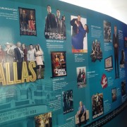 TRIO printed graphics at the Paley Center for Media, Los Angeles - for the Warner Bros 'Television Outside of the Box'