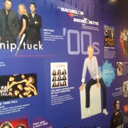 TRIO printed graphics at the Paley Center for Media, Los Angeles - for the Warner Bros 'Television Outside of the Box'