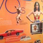 TRIO printed graphics at the Paley Center for Media, Los Angeles - for the Warner Bros 'Television Outside of the Box'