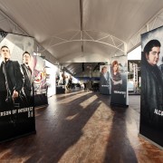 TRIO manufactured booth and graphics for Warner Bros. MIP COM in Cannes, France