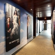 TRIO manufactured booth and graphics for Warner Bros. MIP COM in Cannes, France
