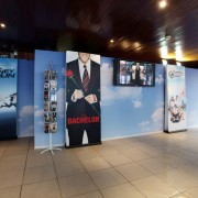 TRIO manufactured booth and graphics for Warner Bros. MIP COM