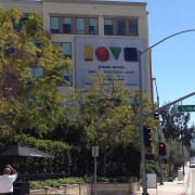 TRIO printed Jason Mraz scrim on The Pinnacle in Burbank