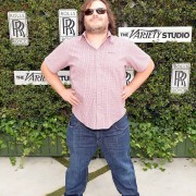 TRIO CNC routed and hand painted signs and Jack Black- Variety Studio: Rolls Royce Event, 2012