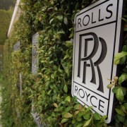 TRIO CNC routed and hand painted signs - Variety Studio: Rolls Royce Event, 2012