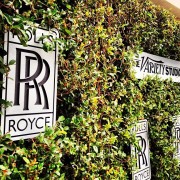 TRIO CNC routed and hand painted signs - Variety Studio: Rolls Royce Event, 2012