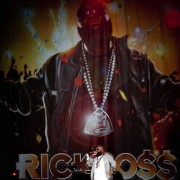 Rick Ross on Tour with Lil Wayne and TRIO printed backdrop