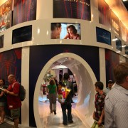 TRIO manufactured Sony booth at Comic Con