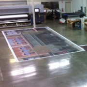 TRIO printed backdrop - 2 Broke Girls