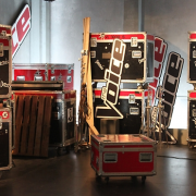 TRIO printed decals on equipment - The Voice