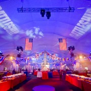 TRIO fabricated and hand-painted bar for the 'Battleship' film premiere party
