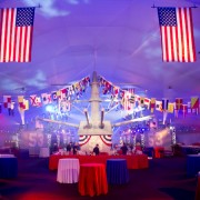 TRIO fabricated and hand-painted bar for the 'Battleship' film premiere party
