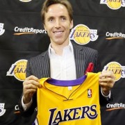 Steve Nash of the Los Angeles Lakers